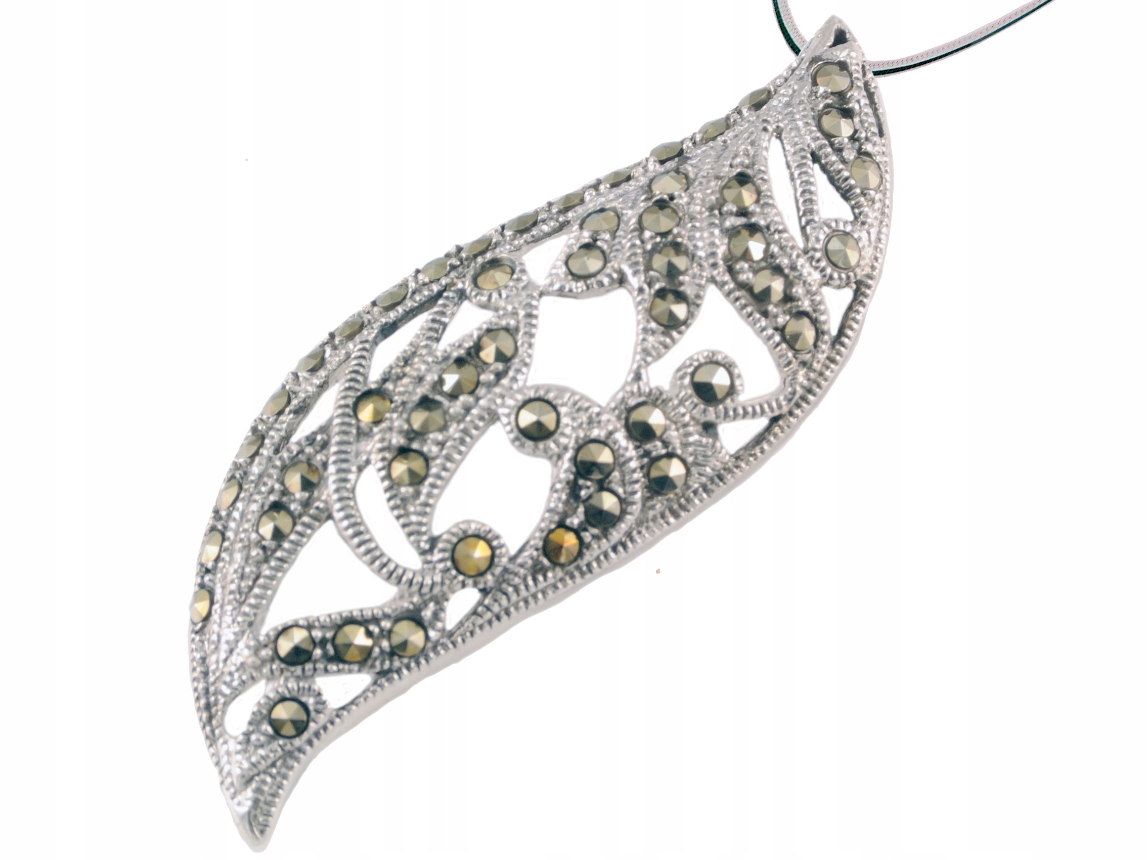 

Versil wisior markazyty ażurowy Srebro 0,925