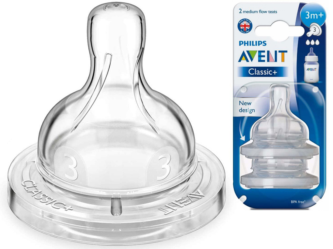 

Avent Smoczek Classic+ Do Butelki Antykolkowy 3M+