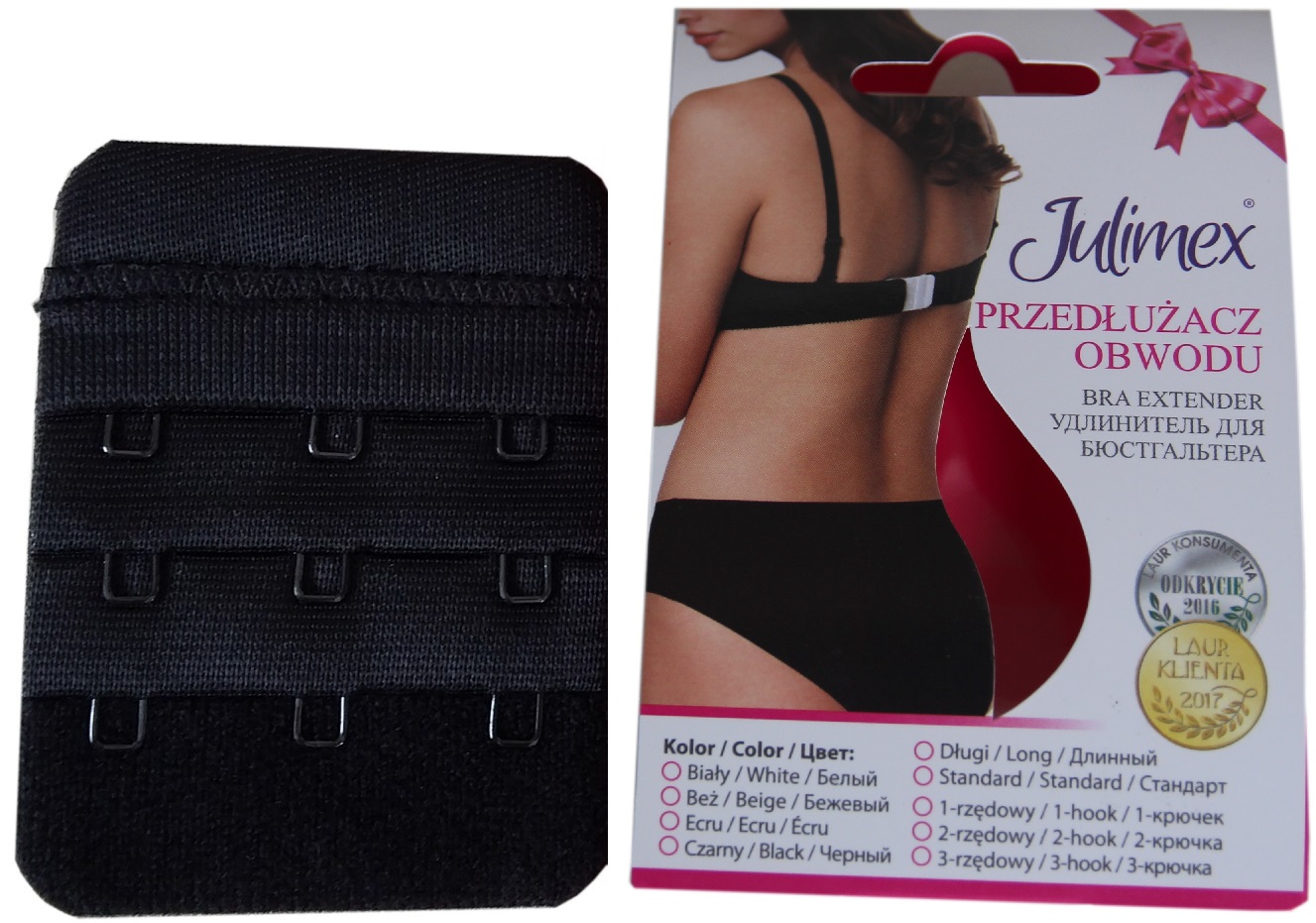 

Julimex Przedłużka zapięcia do biustonoszy stanika