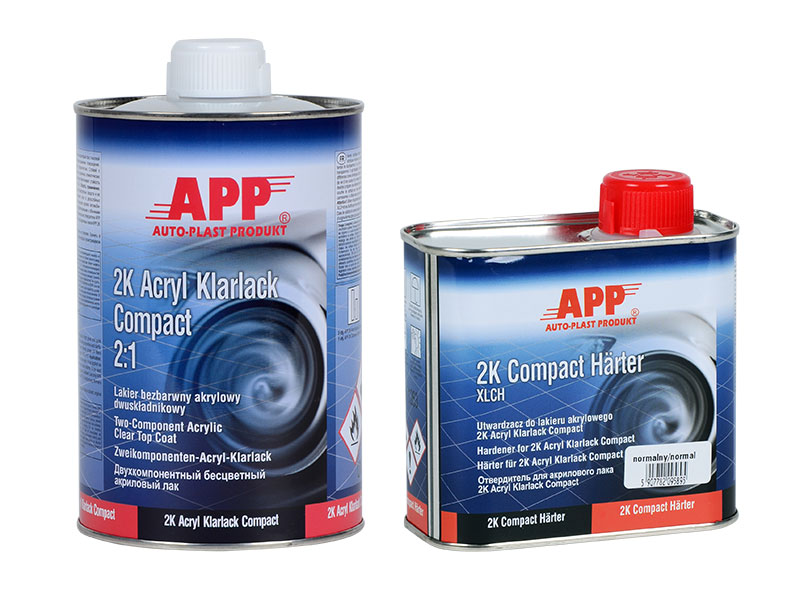 

App Lakier Bezbarwny Compact New 100 ml + utw 50