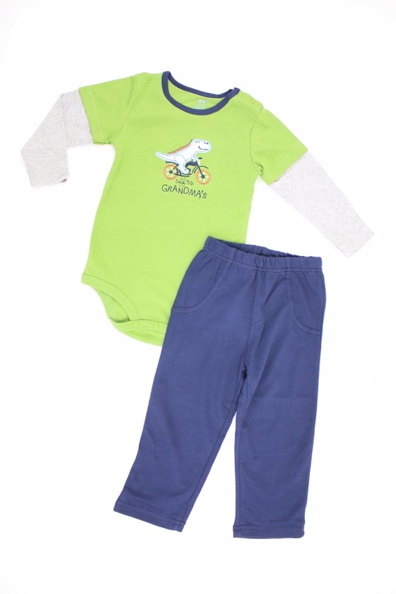 

Body i spodnie bawełniane r. 80 12 miesięcy