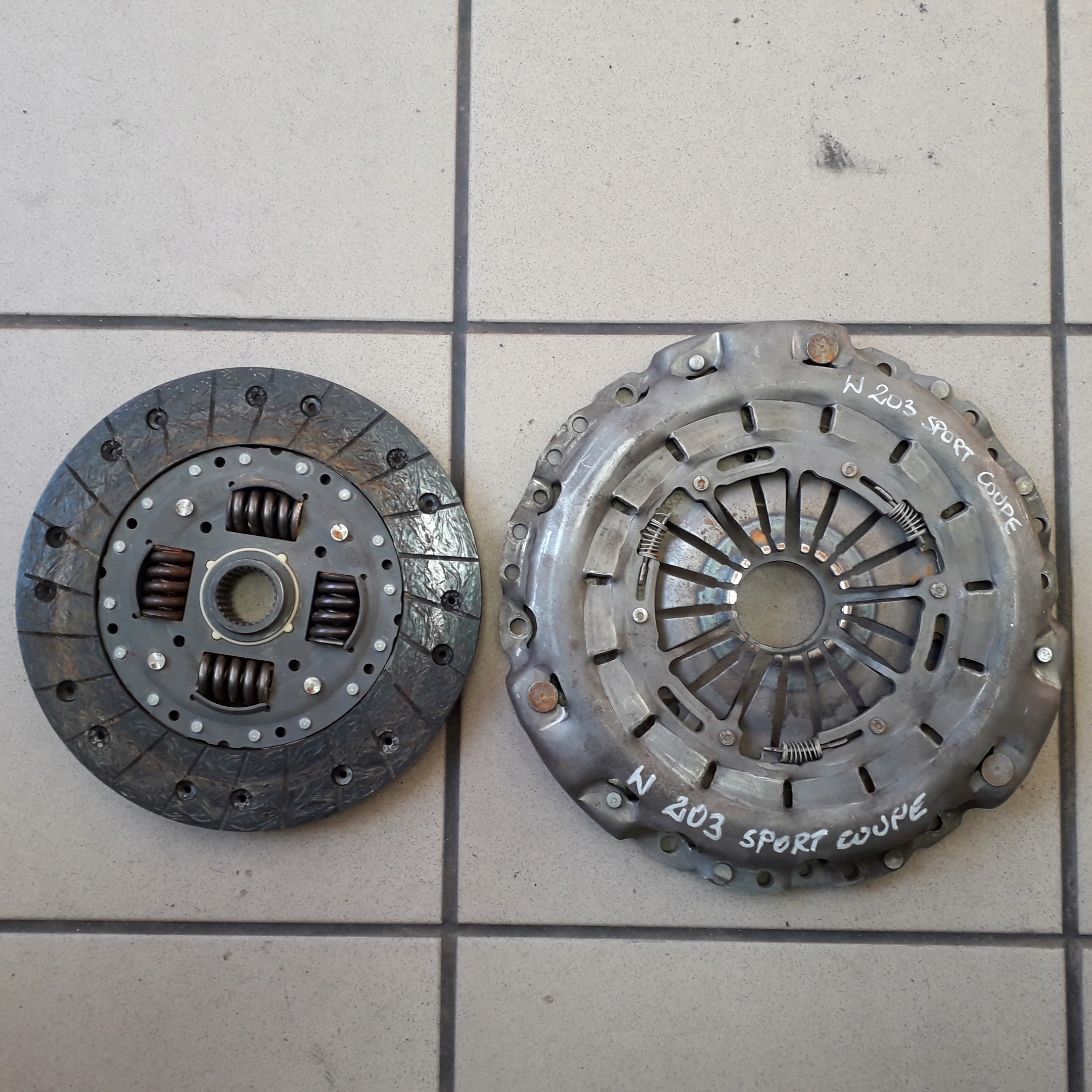 MERCEDES C E CLK СЦЕПЛЕНИЕ ПРИЖИМНАЯ ПЛАСТИНА 0002522805