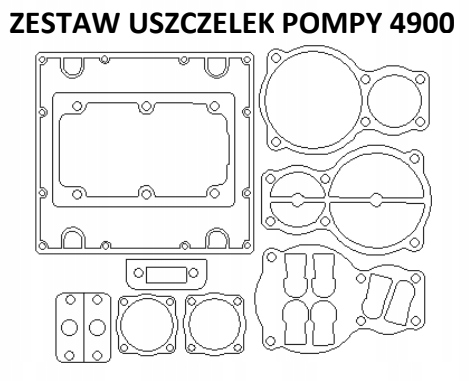 Уплотнения компрессора насоса 4900 GGA Kupczyk OMA