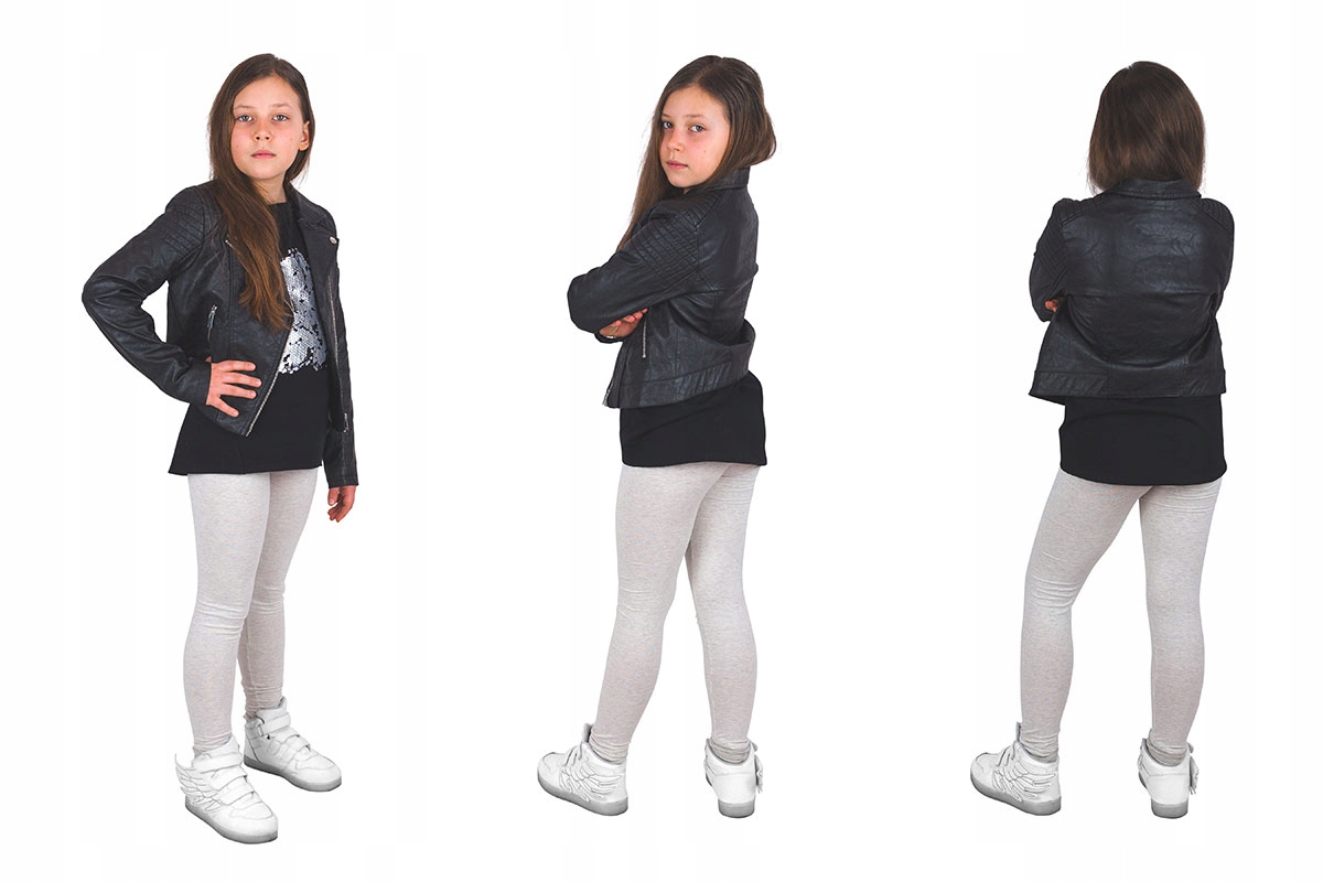

Legginsy Klasyczne Getry Szare 134 - True Fashion