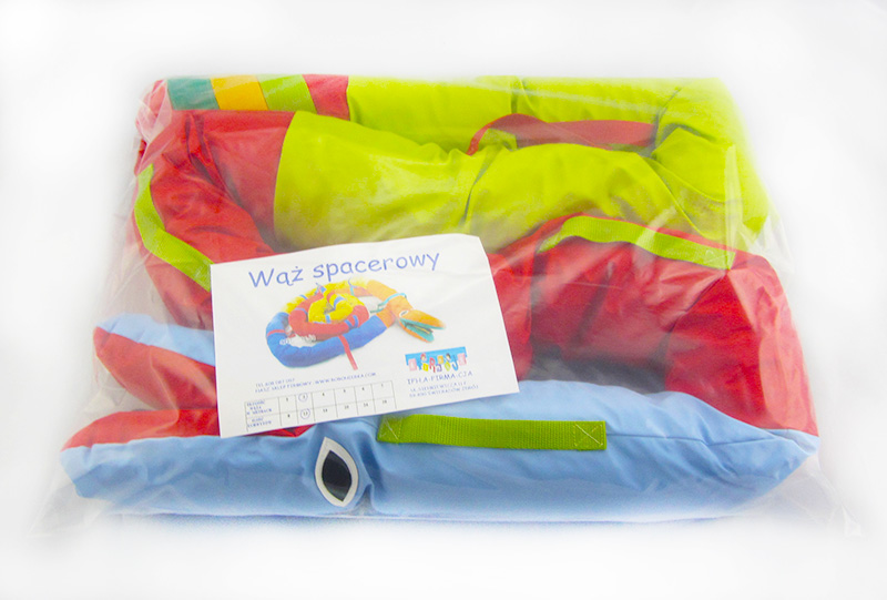 WĄŻ SPACEROWY - GĄSIENICA - 6 METRÓW - 24 UCHWYTY Kod producenta W-6m