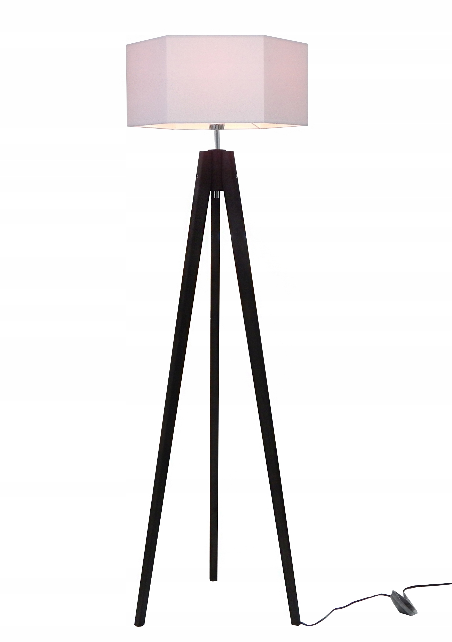 LAMPA STOJĄCA/PODŁOGOWA TRÓJNÓG TRIPOD DREWNO 165 Kod producenta TRZN-165