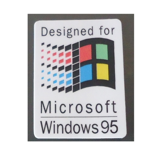 

435 Naklejka Windows 95 Label 25x35 mm
