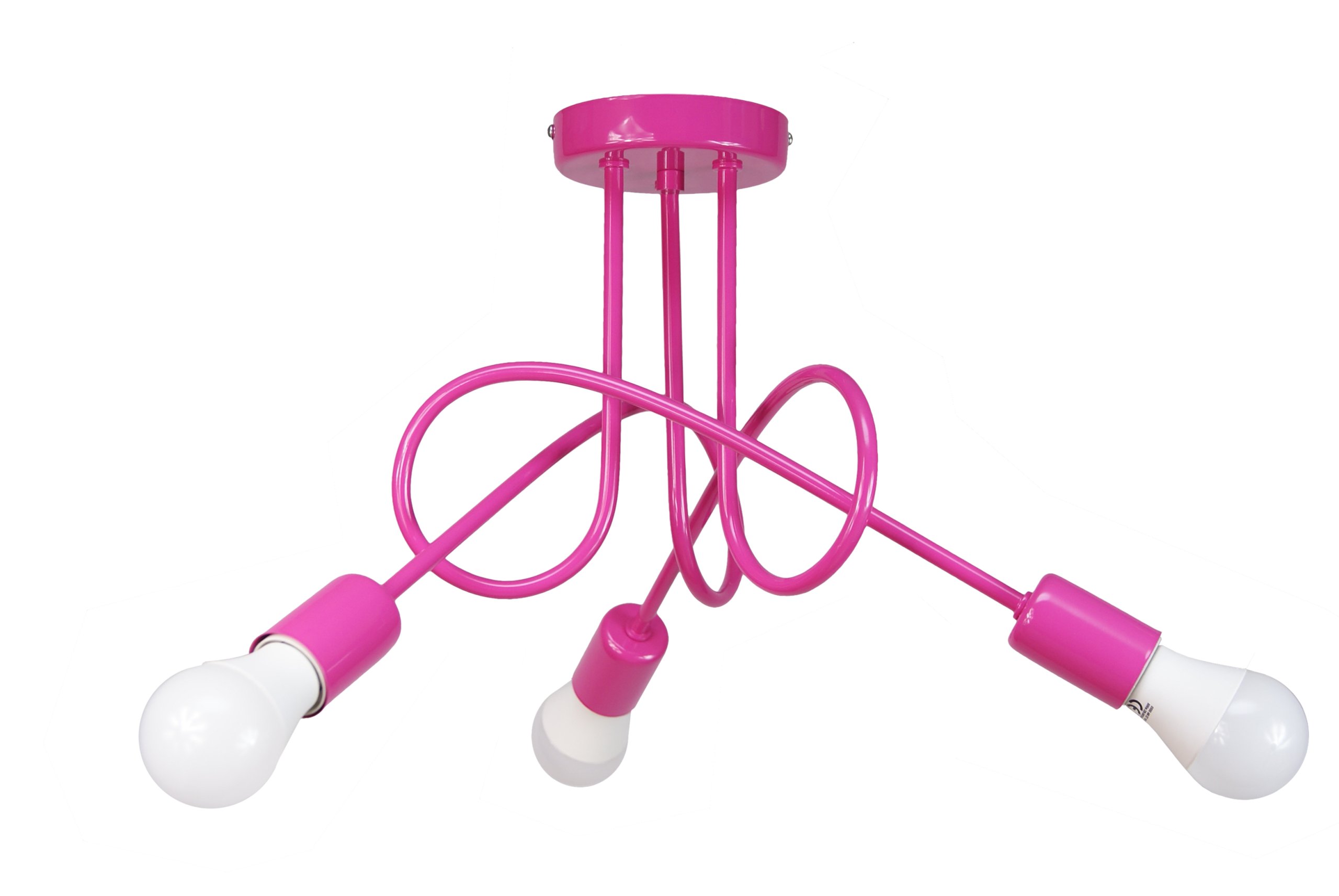 ПОТОЛОЧНЫЙ СВЕТИЛЬНИК ДЕТСКАЯ РОЗОВАЯ 12 ЦВЕТОВ