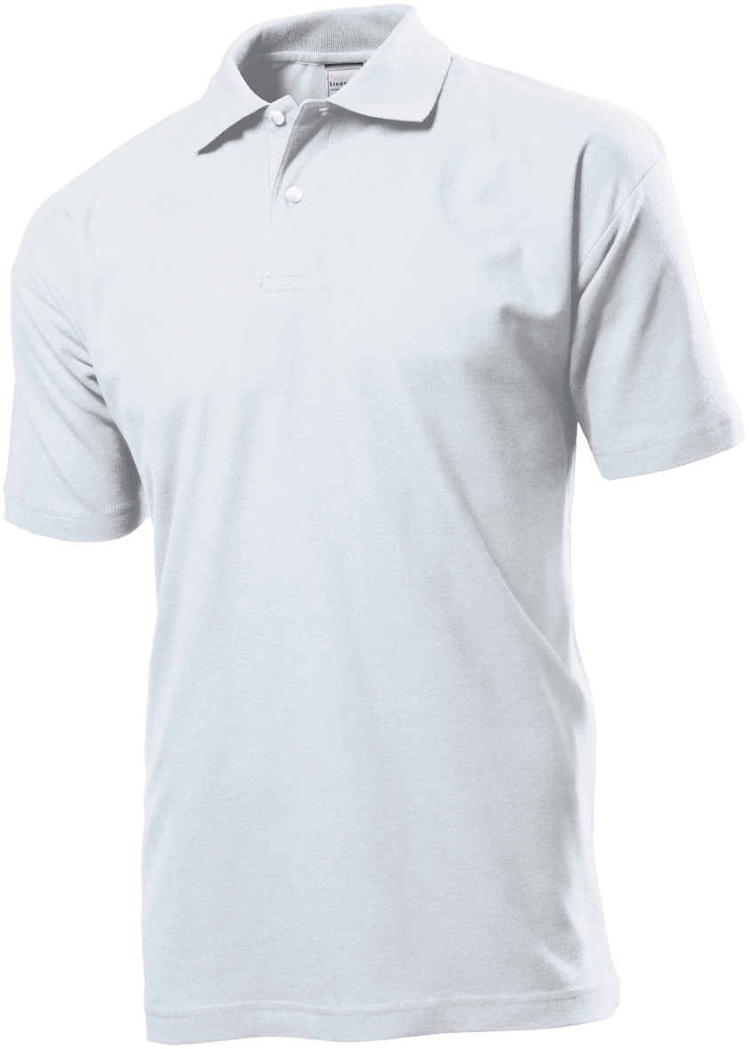 Pánske polo tričko STEDMAN ST 3000 veľ. 4XL biele