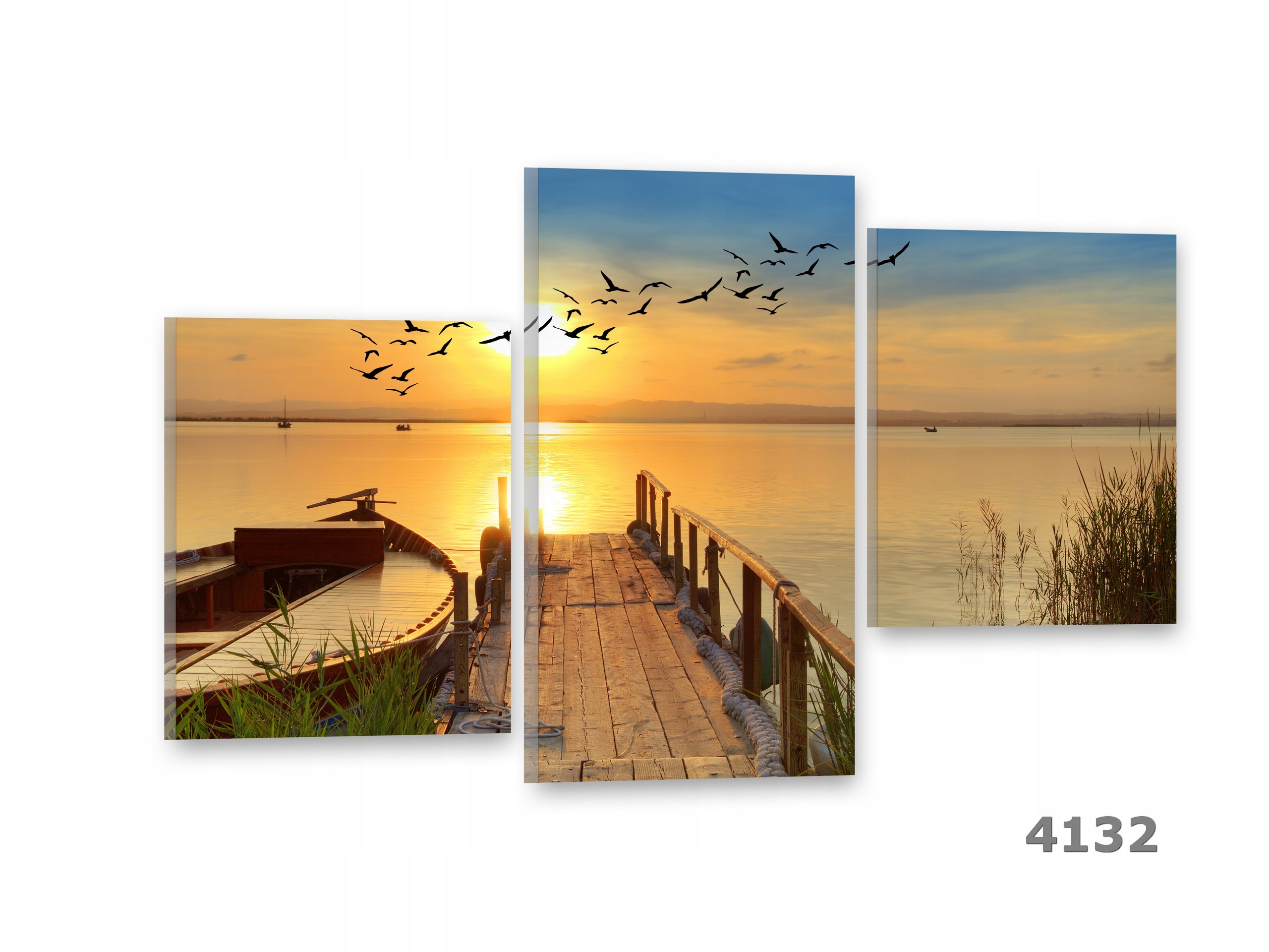 OBRAZ 90x60 Obrazy na płótnie POMOST na ścianę Marka inna