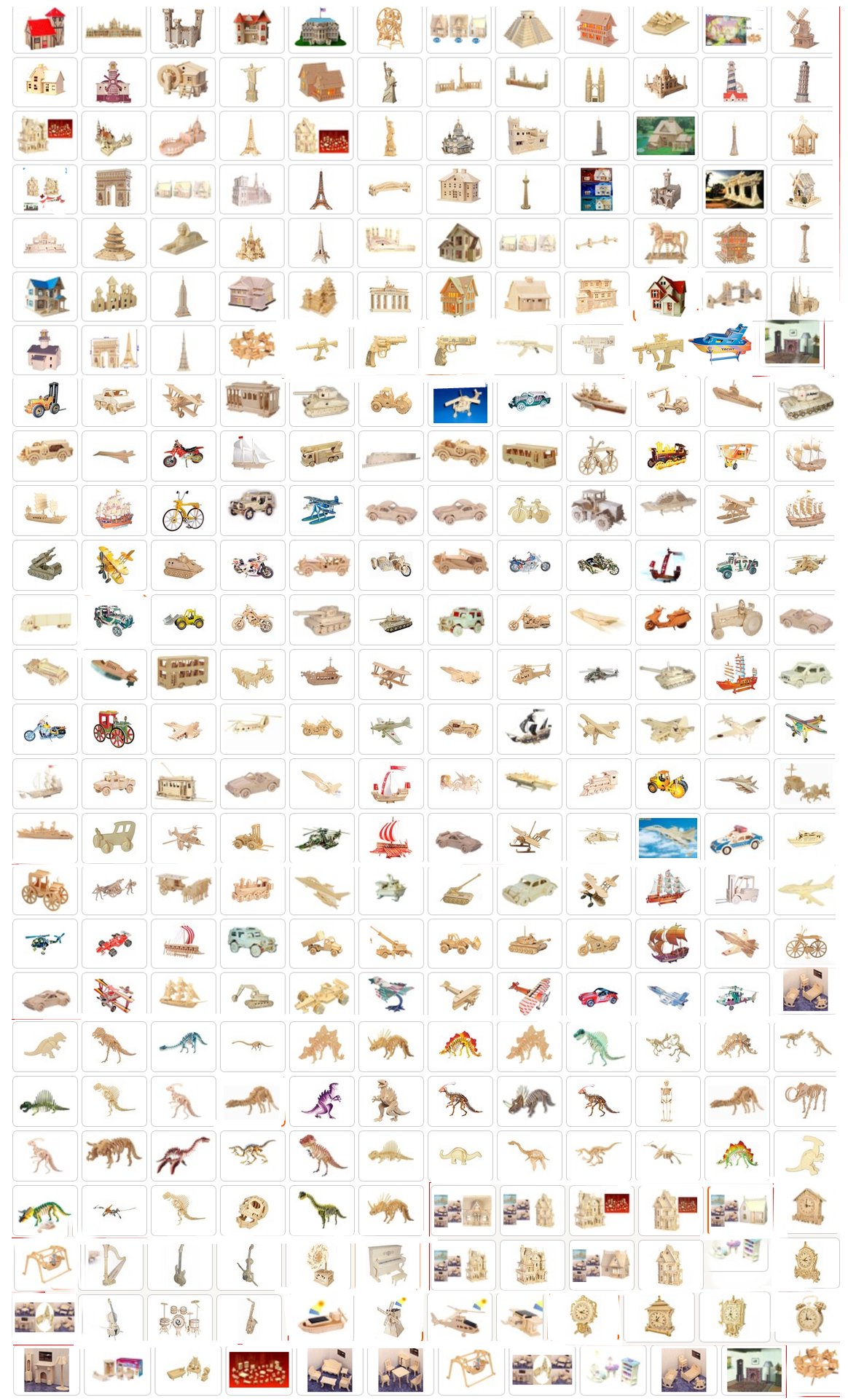 PUZZLE DREWNIANE 3D SAMOCHÓD CIĘŻARÓWKA WYWROTKA Marka inna