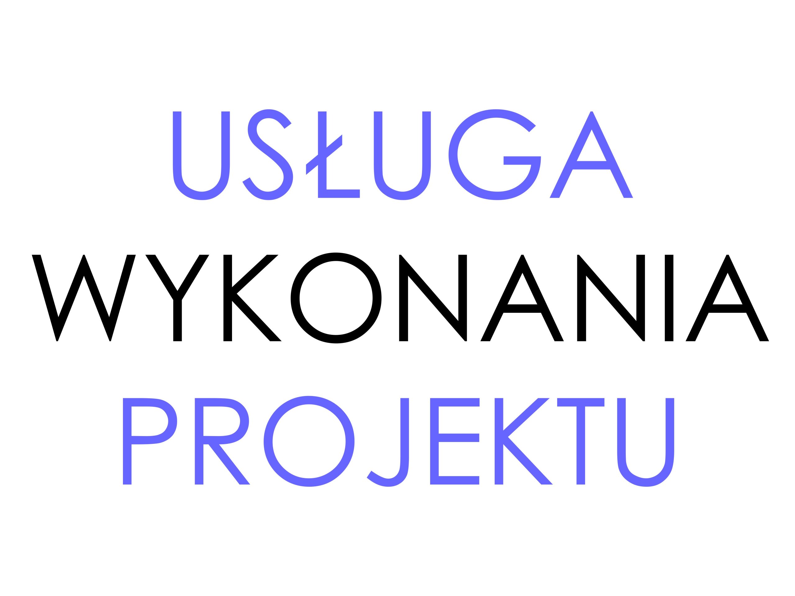

Usługa Wykonania Projektu