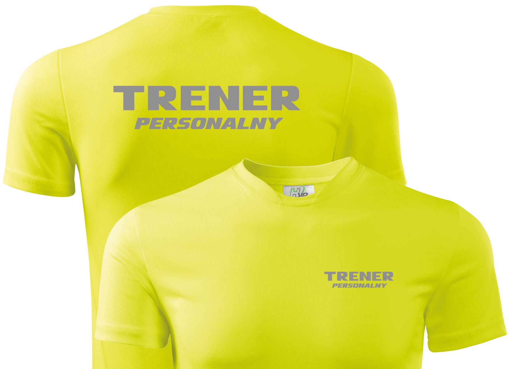 

Trener Personalny Koszulka Fitness Oddychająca L