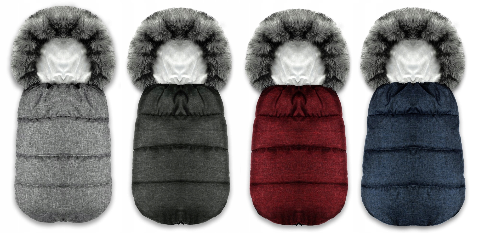 KiziaMizia ŚPIWOREK DO WÓZKA GONDOLI SANKI 4w1 Cechy dodatkowe możliwość prania w pralce otwory na pasy bezpieczeństwa