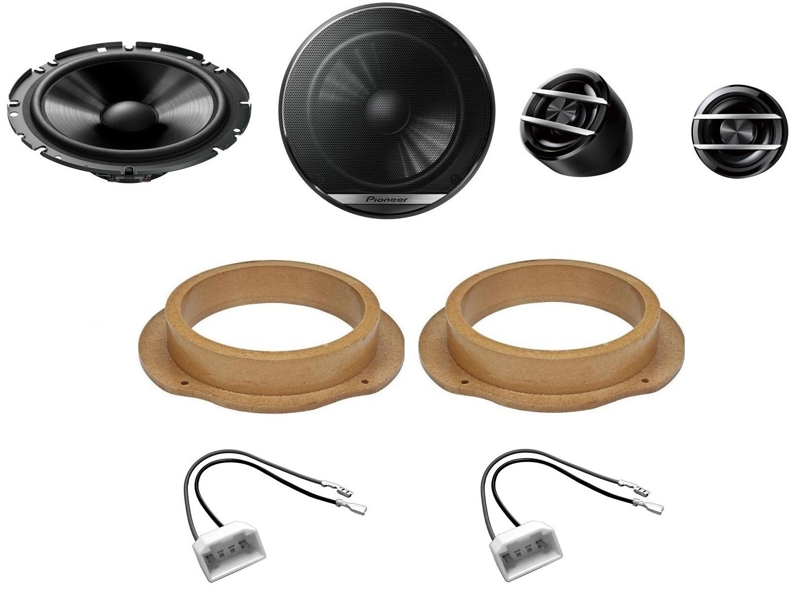 Reproduktory 16,5 cm Ford C-max 1 Fiesta 6 Focus 2 Kuga 1 Pioneer TS-G170C