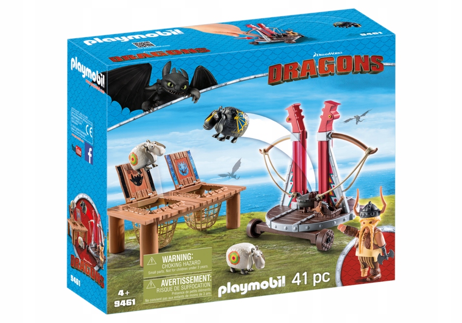 

Playmobil 9461 Katapulta Szczerbatek Smok