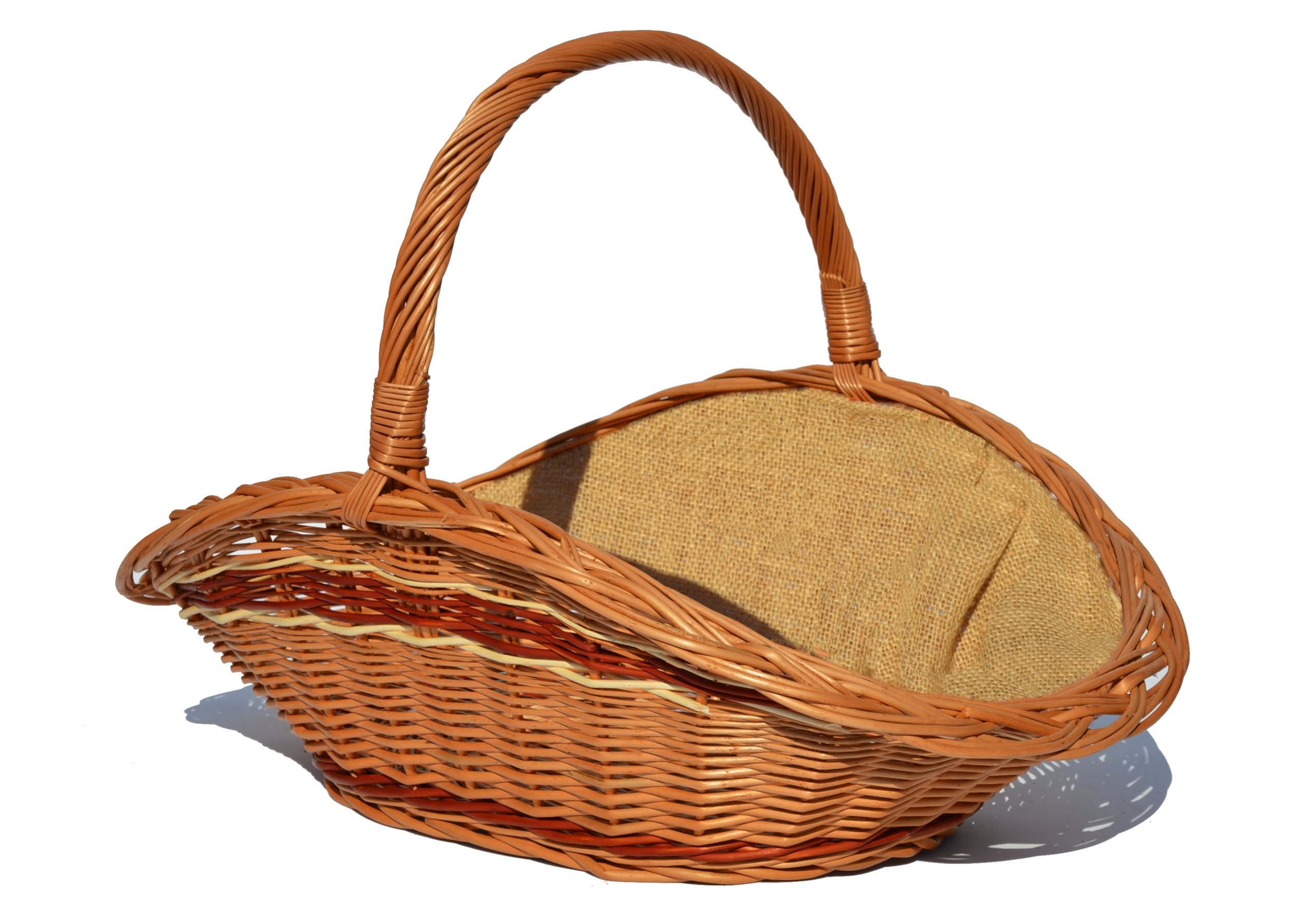 Proutěný koš na dřevo do krbu 56 cm Proutí