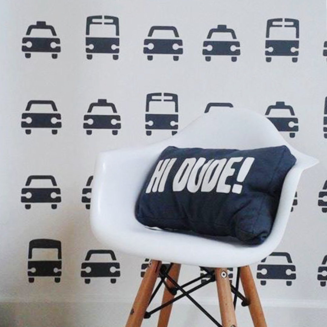 AUTA Szablon malarski jak tapeta POWTARZALNY XXL Bohater Cars