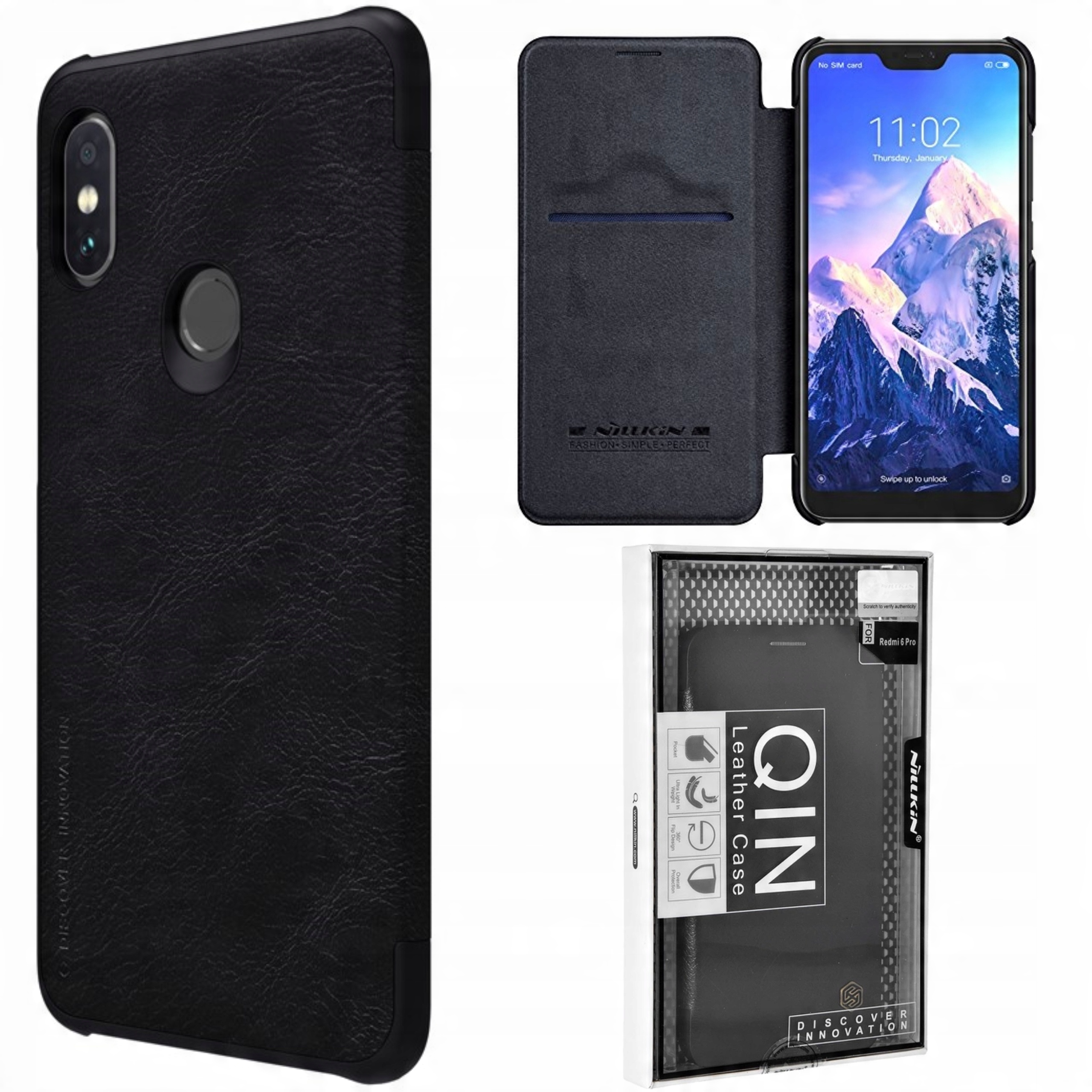 

Nillkin Skórzane Etui Do Xiaomi Redmi Note 6 Pro