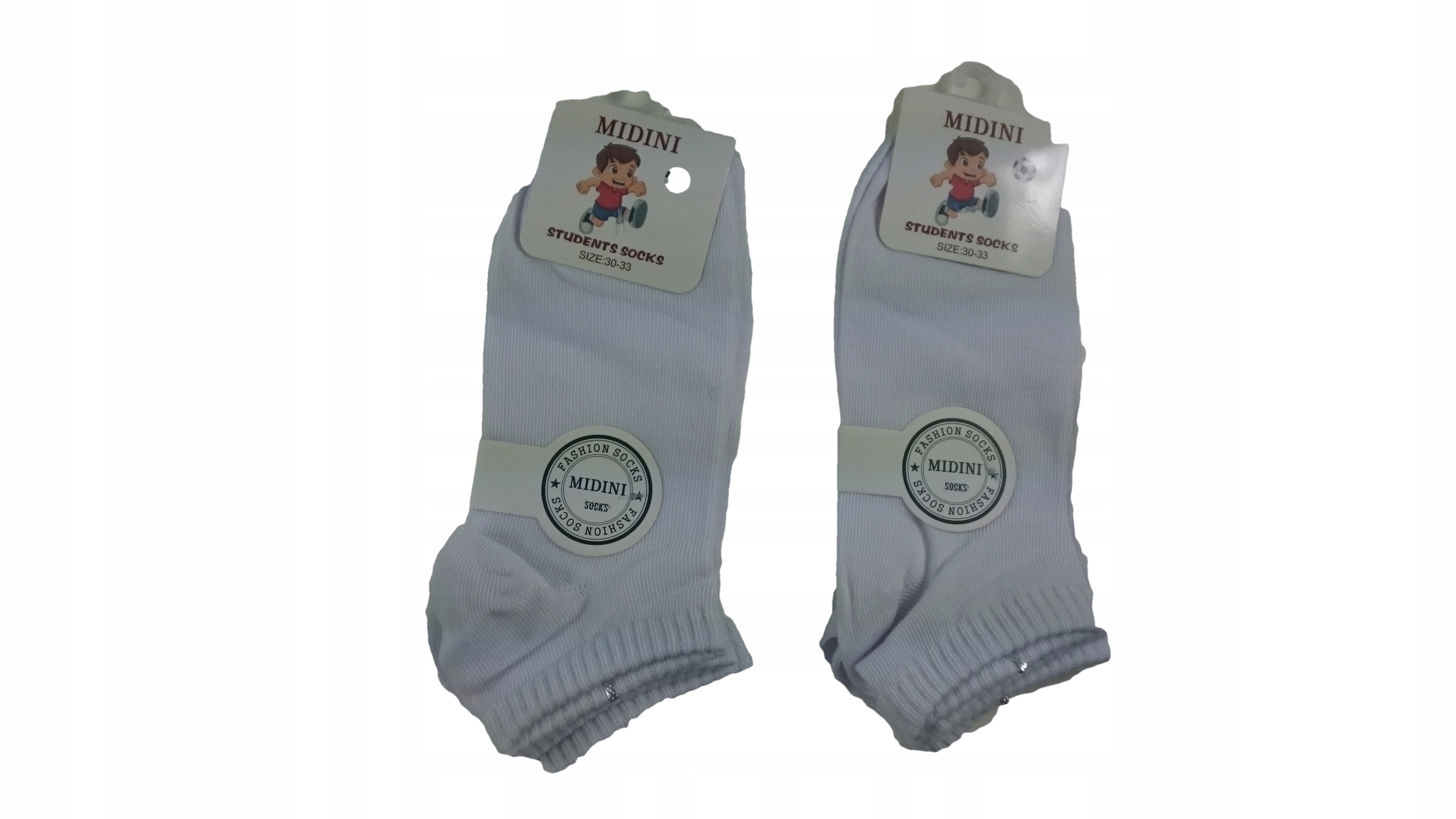 

Stopki skarpetki dziecięce 30-33 2-pack białe