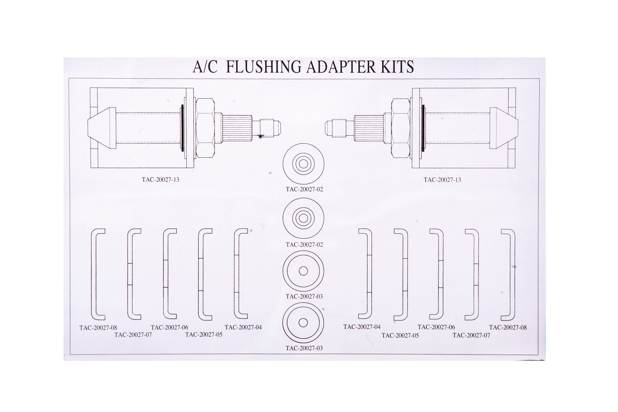 Zestaw do manualnego plukania klimatyzacji klima Producent code 21 02 1099