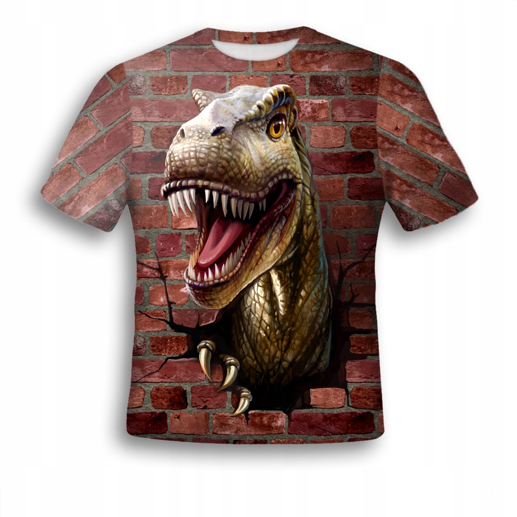 

Koszulka Fullprint T-shirt Tyranozaur S Trwała Pl