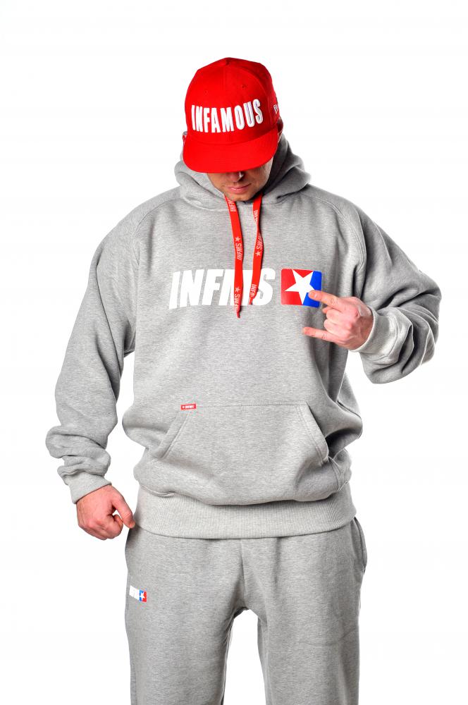 PREZENT DLA MOTOCYKLISTY Bluza TRZEBA ZAPIERDALAĆ INFAMOUS TEAM + WLEPY XL Producent THE INFAMOUS TEAM