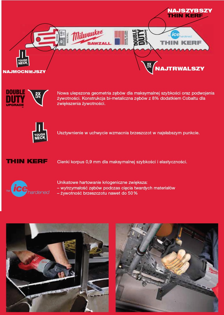 Pilový List pro šavlové pily Milwaukee