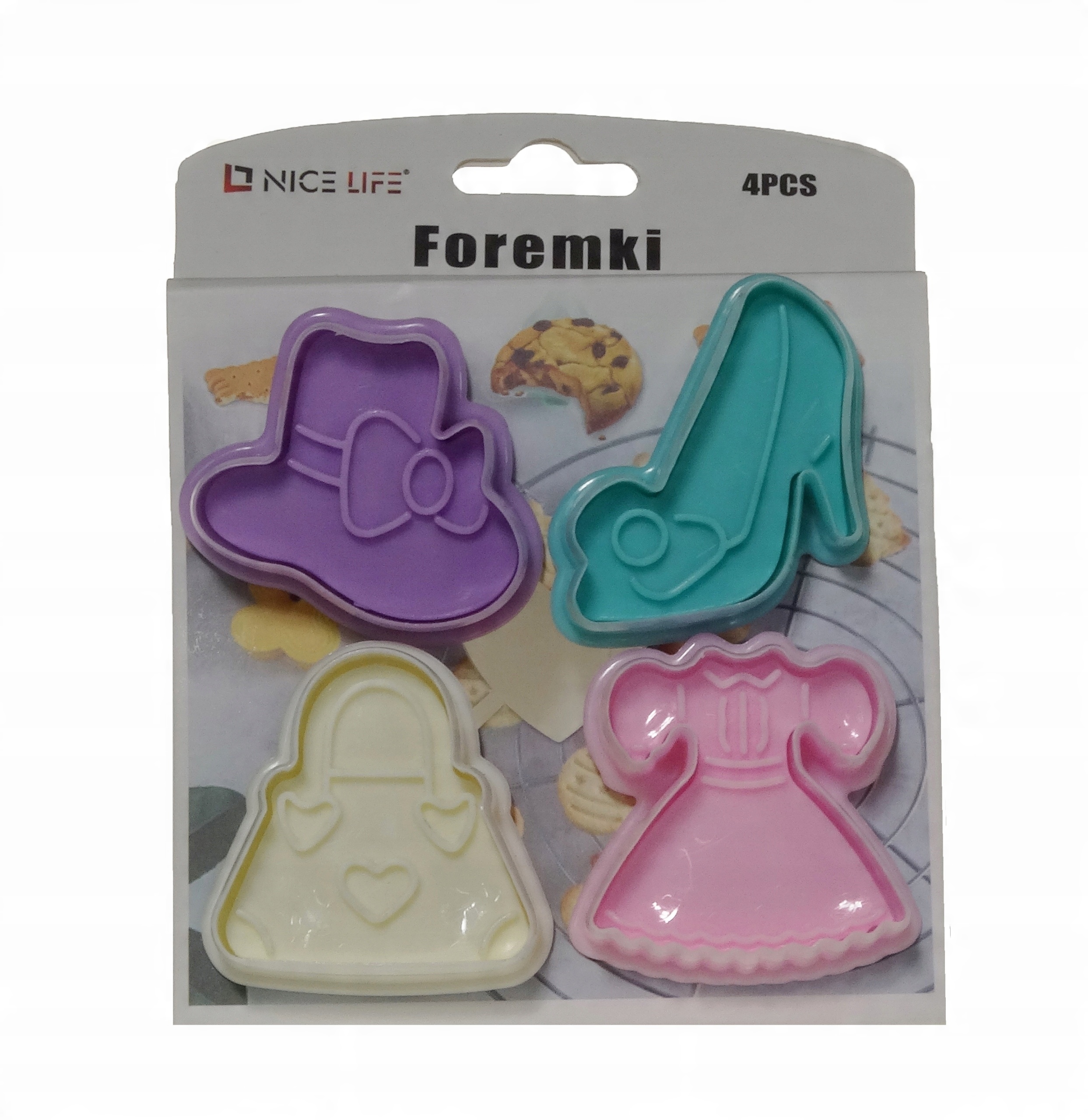 

Zestaw Wykrawaczy Do Ciastek Foremki 4 Szt S-y