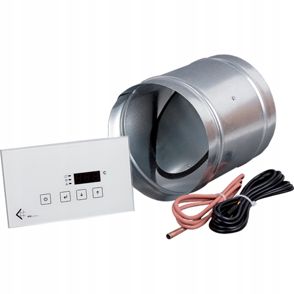 Regulátor Krbu Msk Glass S Škrticí Klapkou Fi 100