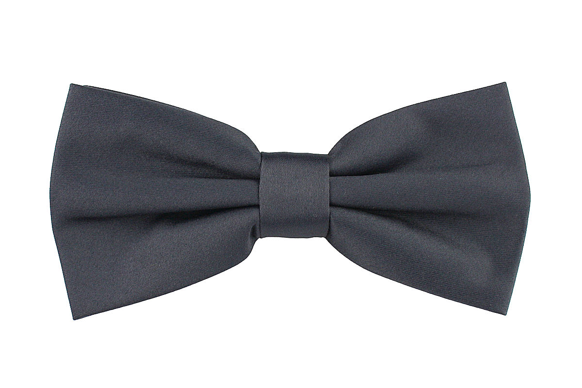 ZESTAW MUCHA i POSZETKA CHUSTECZKA - GRAFITOWY Marka Tissino