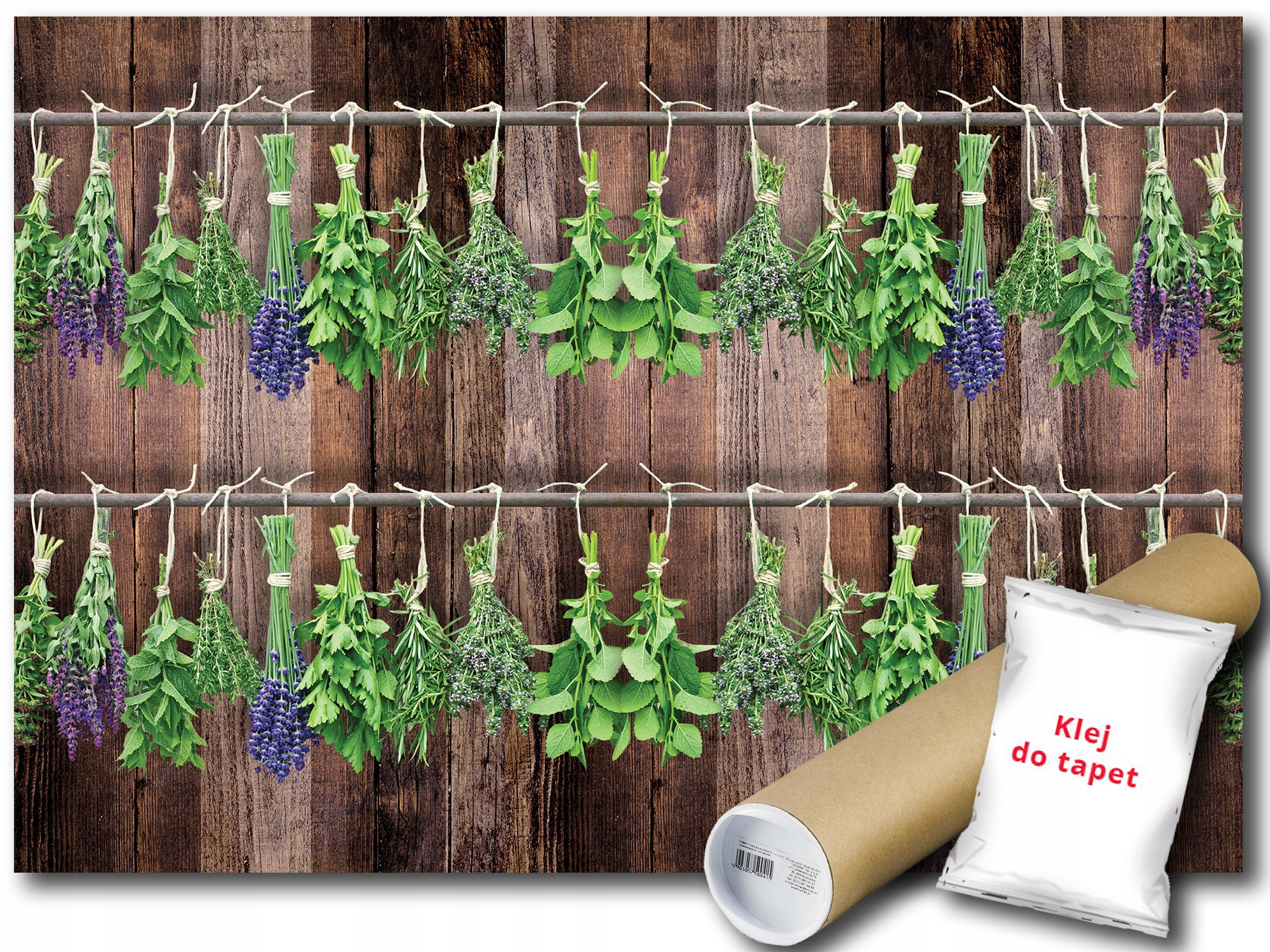 Fototapeta Dřevo Bylinky 6B V4 254x184 F10060