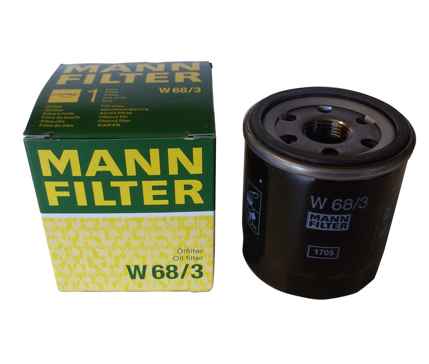 Mann w7015. Фильтр масляный Mann-Filter w68/3. Фильтр масляный Манн 68/3. Масляный фильтр Манн на Тойота 1nz. Фильтр масляный w68 1902.