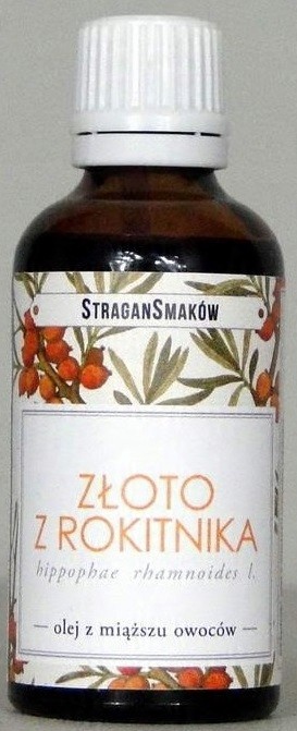 

Złoto Z Rokitnika Olej z miąższu owoców 50ml