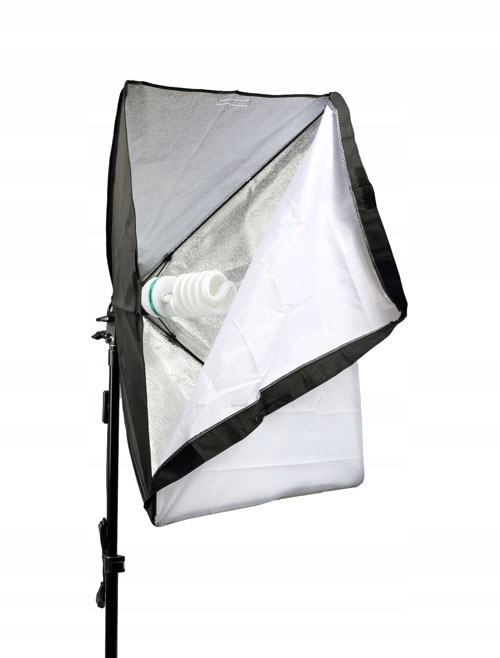 ZESTAW ŚWIATŁO CIĄGŁE + SOFTBOX 50x70 600W statyw Kod producenta Z_50x70-e27-125-230