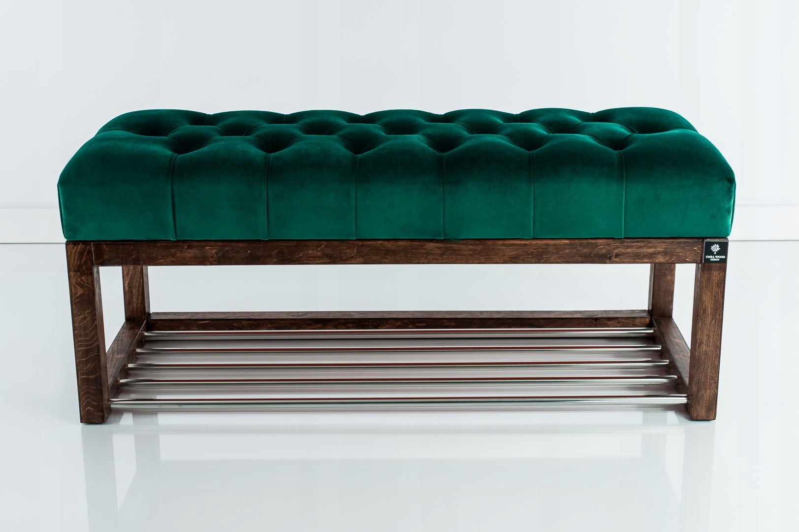 70 Producent Ławka Pikowana Zieleń EMRA WOOD Informacje dodatkowe bez schowka tapicerowana