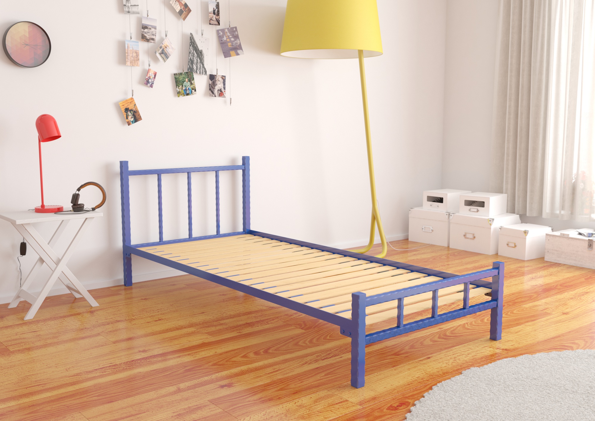 Кровать ikea на металлических ножках