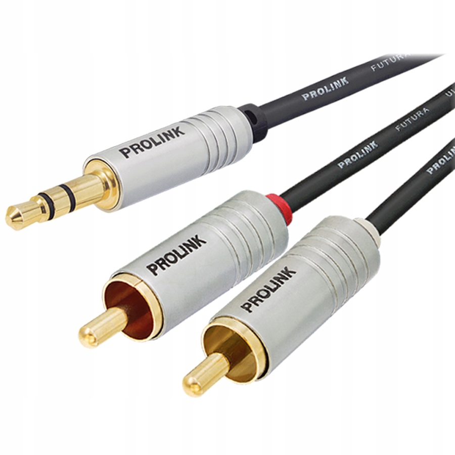 

Kabel 2 RCA-3.5mm Jack Prolink Futura Slim Fsl 5m