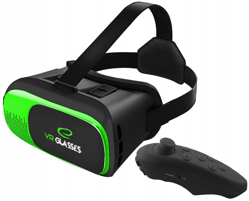 

Okulary Gogle 3D Vr +pilot do smartfonów 3,5-6''