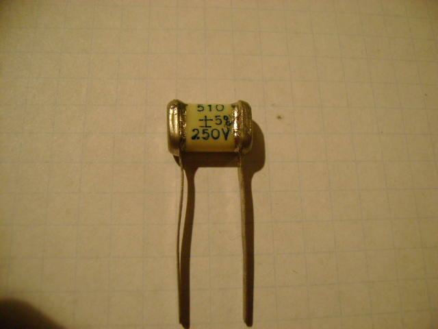 

Kondensator 510pF/250V Mikowy SG-1 Silver Mica