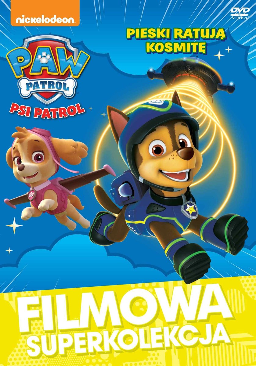

Psi Patrol Pieski Ratują Kosmitę DVD 105 min wy24h