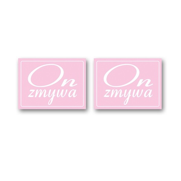 

Zabawne naklejki na buty obuwie ślub 2 szt.