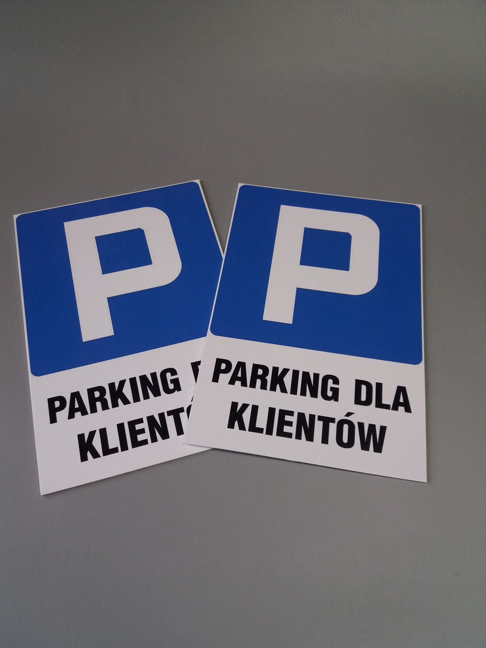 NAKLEJKA PARKING DLA KLIENTÓW PCV 30x20 cm Kod producenta Parking