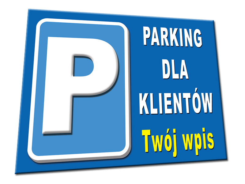 

Tabliczka Tablica Parking PCV70x50 znak zakaz stop