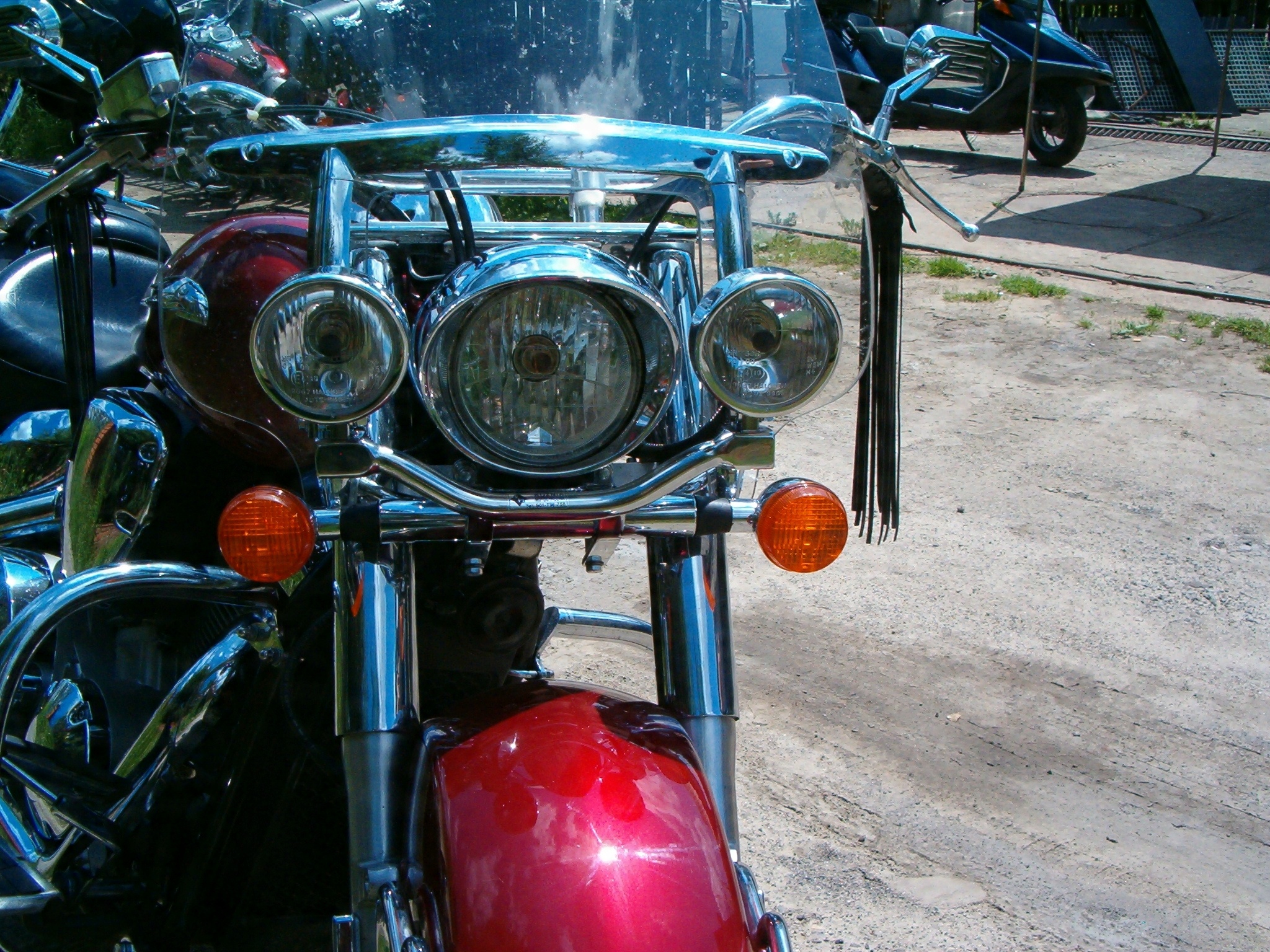 Chrome Light Bar для Honda Shadow