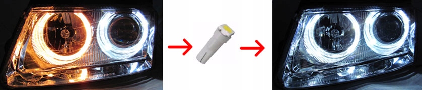 PASSAT B6 3C 05-10 LAMPY reflektory BLACK ringi Wersja Europejska