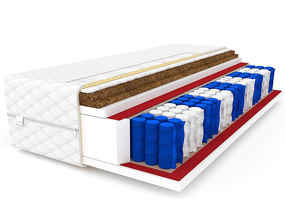 Матрас 90х200 DENVER MAX 2 x КОКОС - 24 см ДИСК