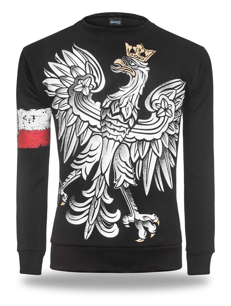 

Bluza Patriotyczna Polska Orzeł w Kor Czarna r 4XL