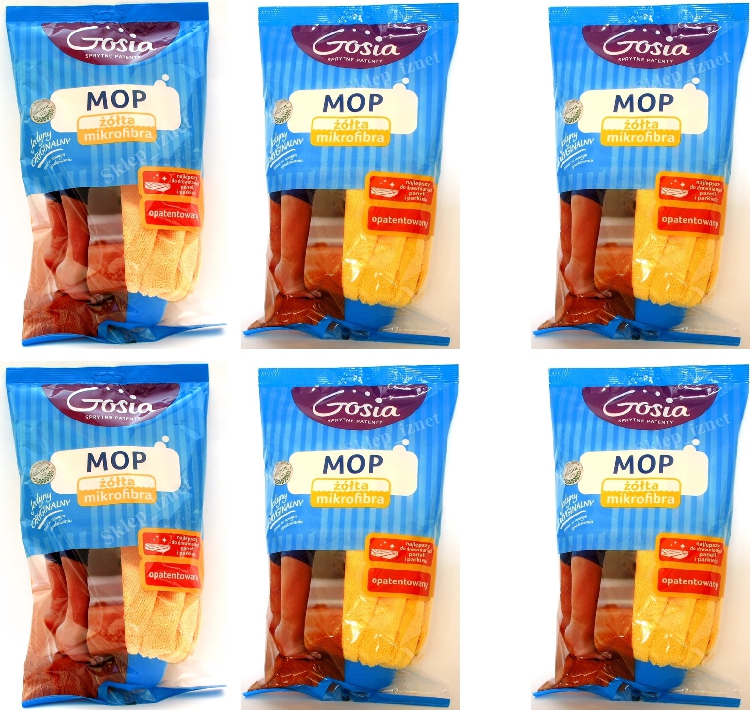 

Mop Gosia Mikrofibra Sukienka Zapas 6 Sztuk
