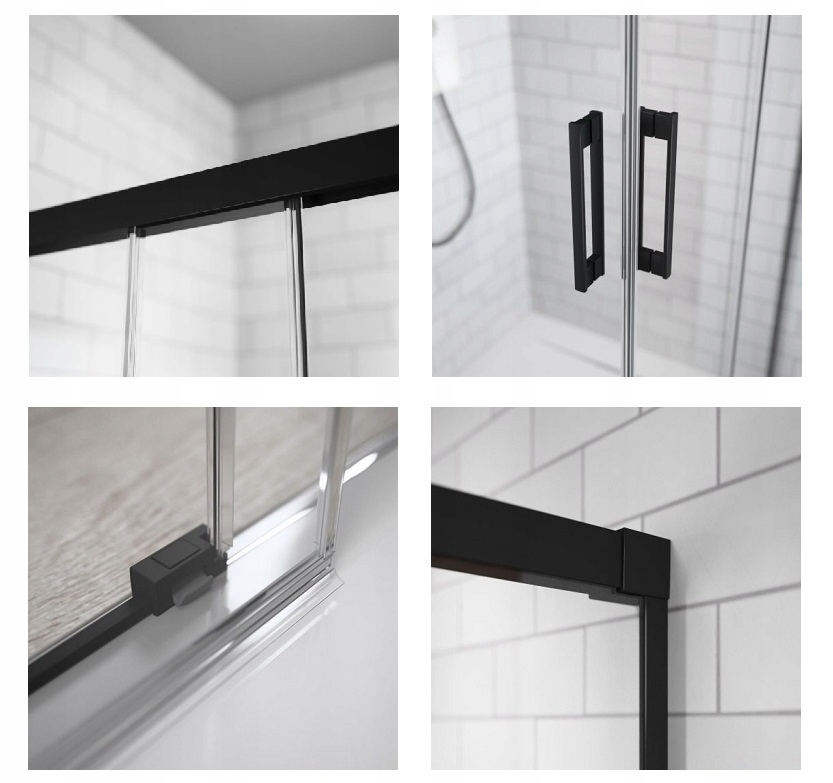 Drzwi RADAWAY Idea Black DWJ 150 Prawe przejrzyste Marka Radaway